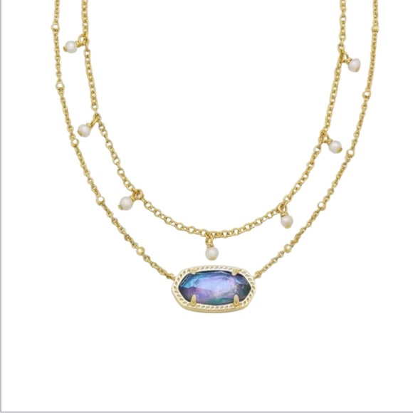 Kendra Scott Jewelry - Kendra Scott Elisa Gold Pearl Multi Strand Necklace